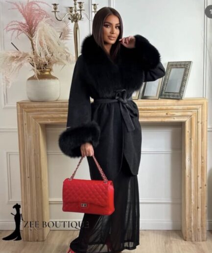 Black Alpaca Coat