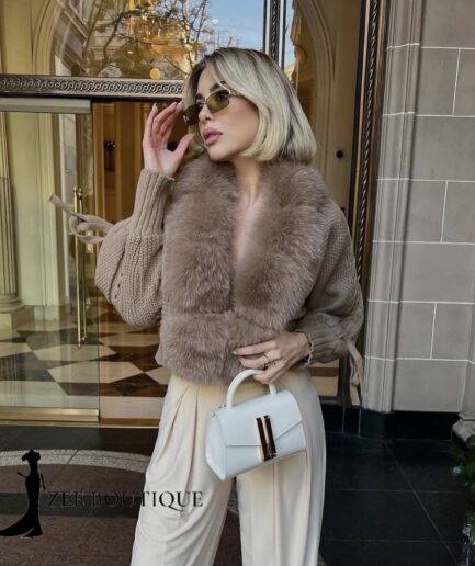 Dark beige Short Triko stylish